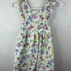 JoJo Maman Bebe Sleeveless Floral Kids Dress 12-18M